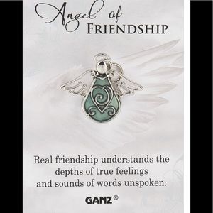 NWOT Ganz Angel of Friendship pin/necklace charm